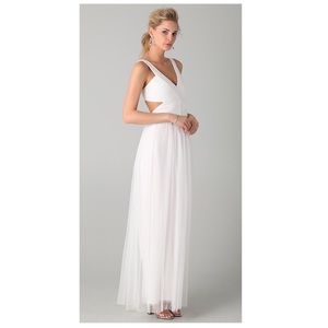 BCBG White Formal Dress